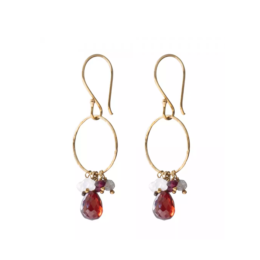 A Beautiful Story - korvakorut - garnet