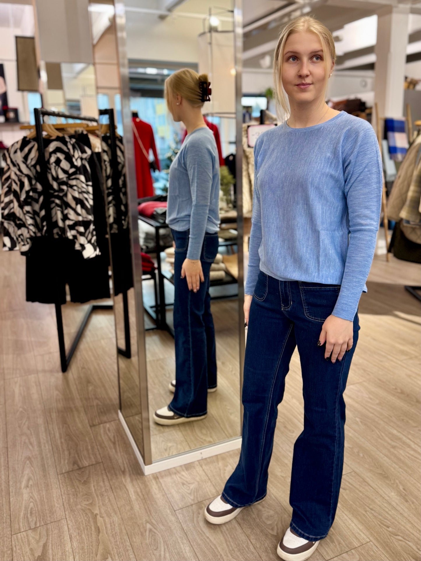 Claire Woman - neule - vaaleansininen