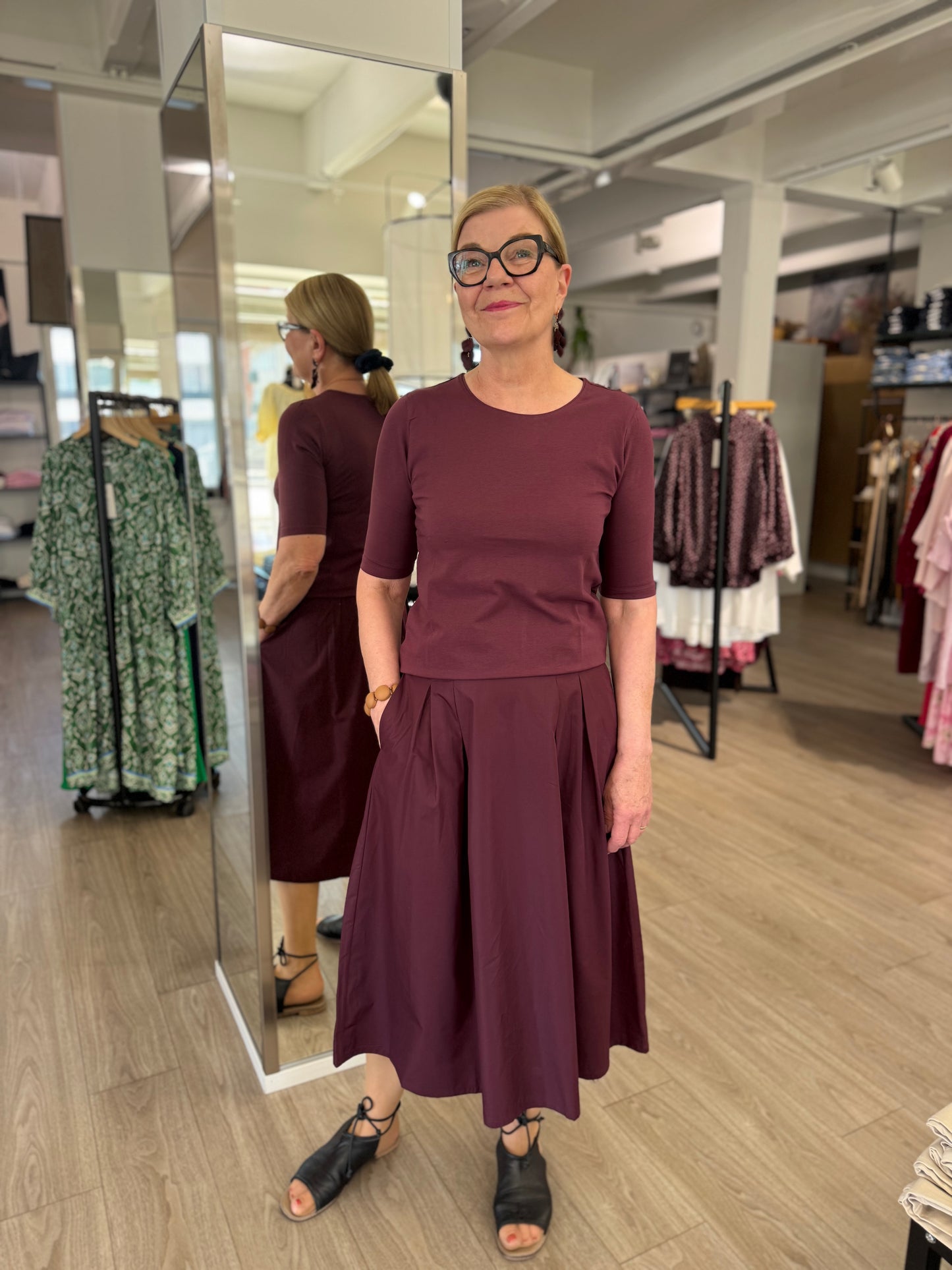 Claire Woman - t-paita - luumu