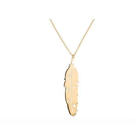 Edblad - kaulakoru - Feather Long Gold