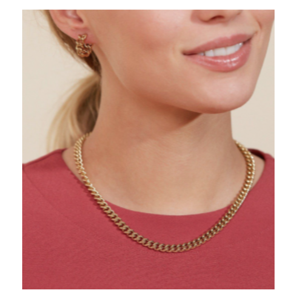 Edblad - korvakorut - Lourdes Chain Creole Gold